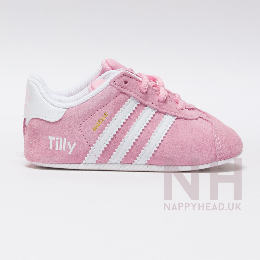 Personalised Adidas Baby Shoes l Cool Baby Gifts l Nappy Head.uk